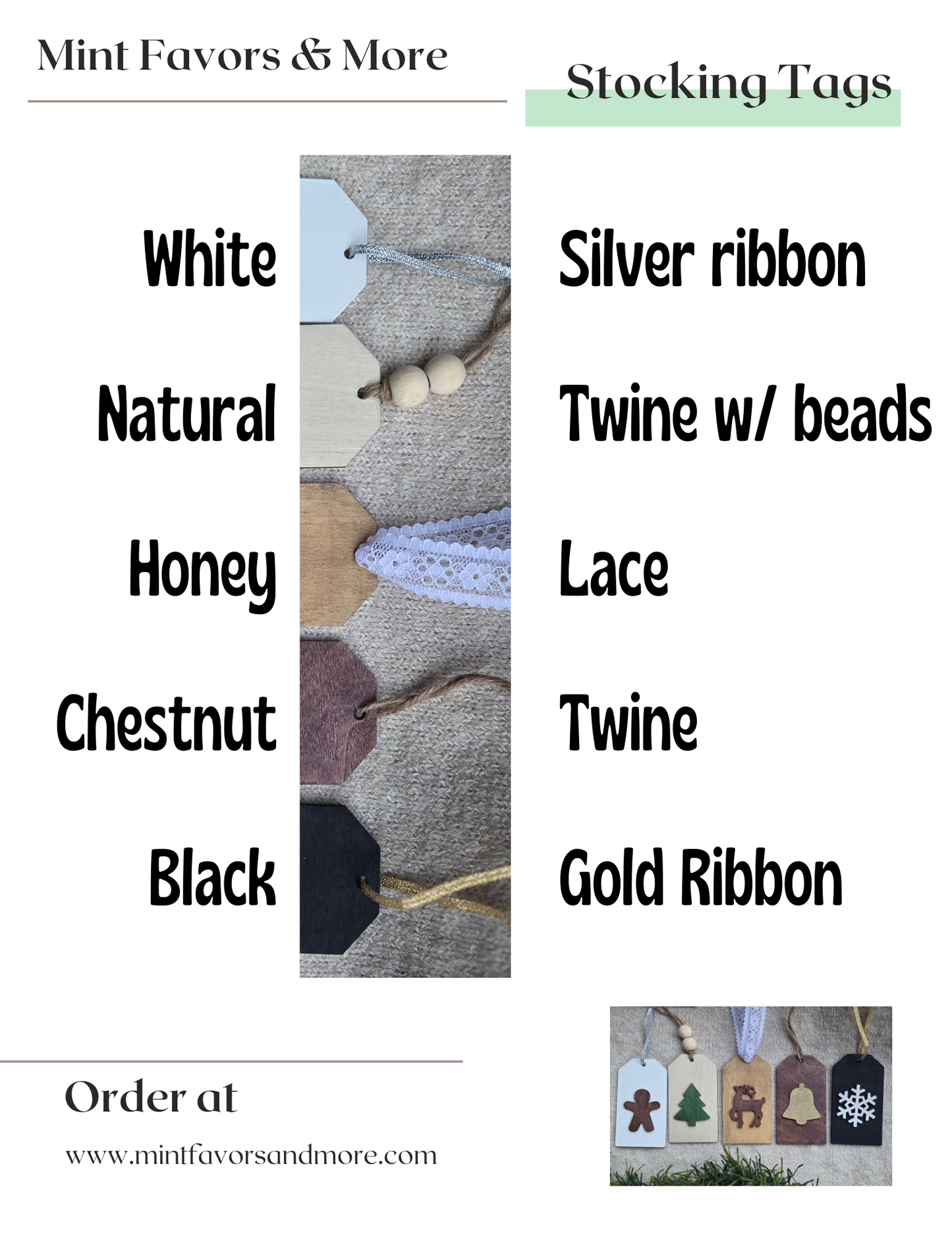 Stocking tags - Personalized