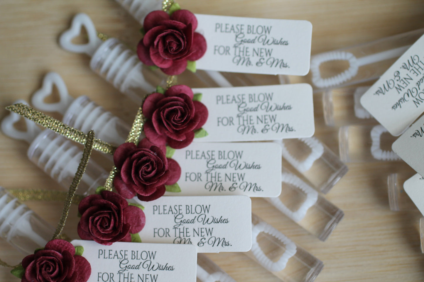 Gold and Ivory Wedding Bubbles