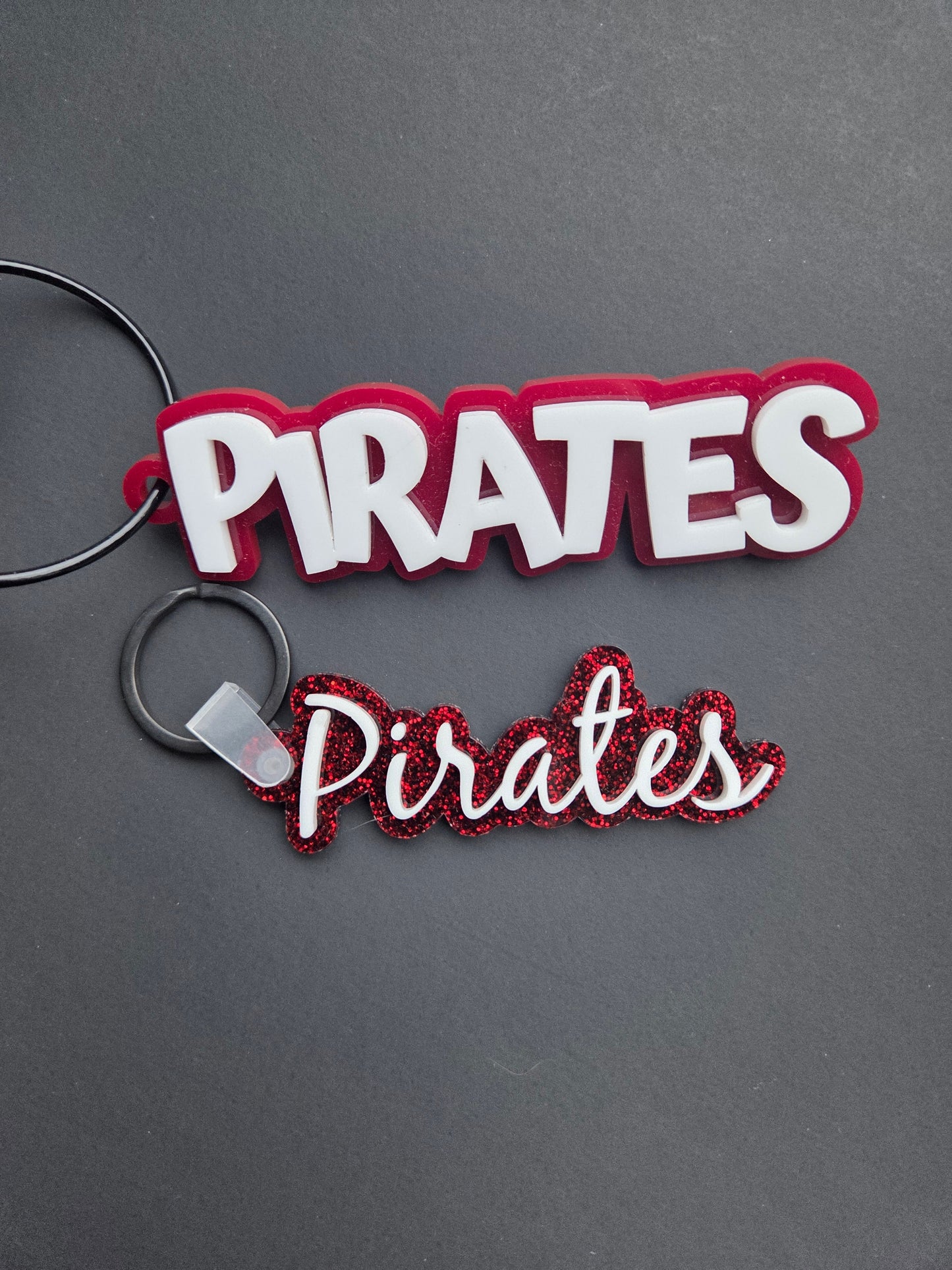 Mascot Keychain, Bag Tag, Charm, School Spirit