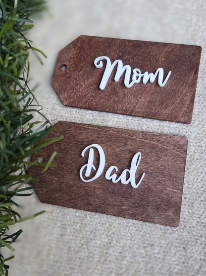 Stocking tags - Personalized