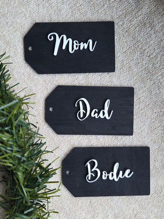 Stocking tags - Personalized