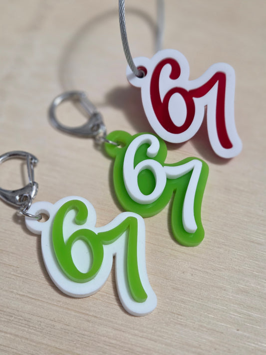 67 keychain
