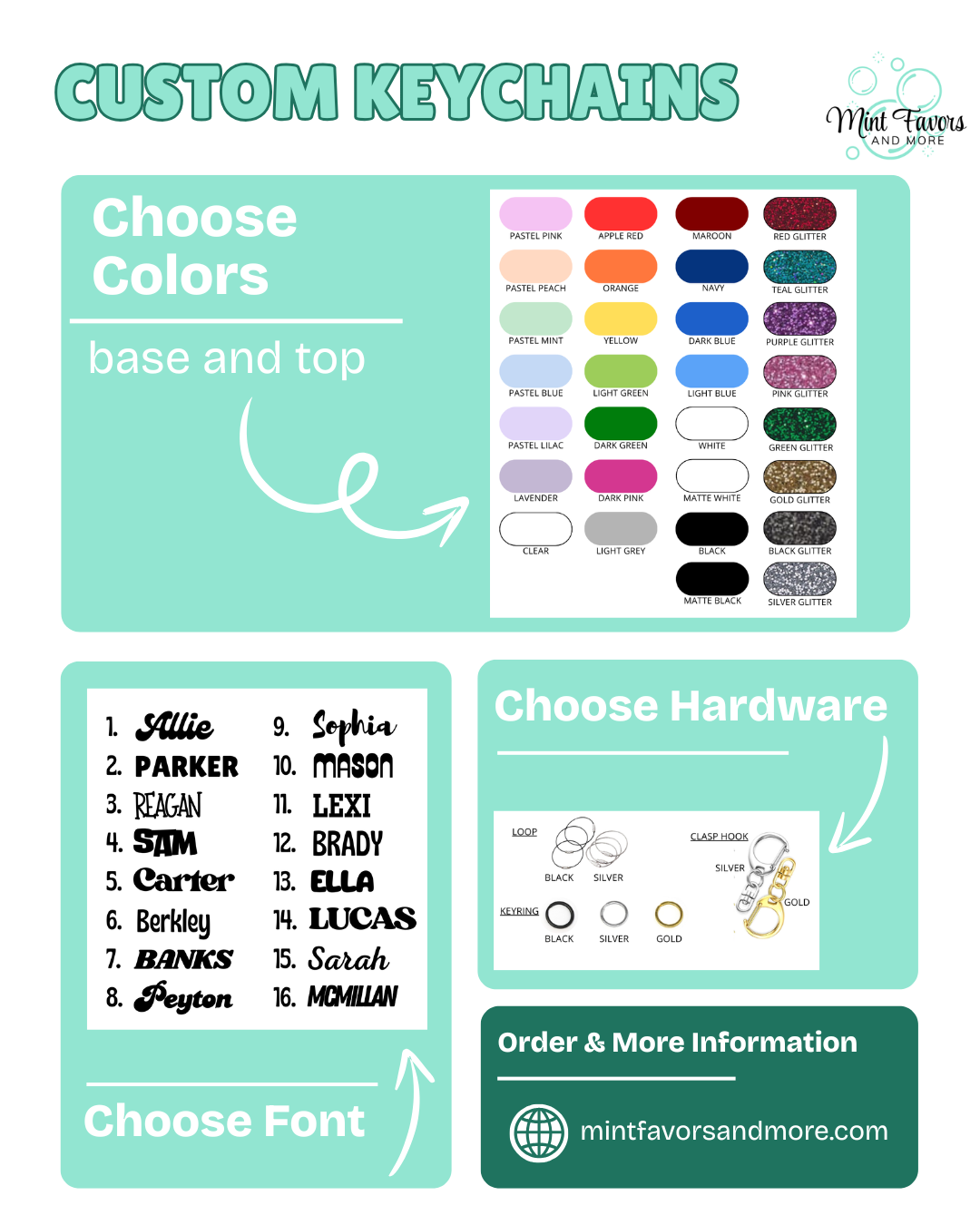 Custom Name Keychain - Design your own bag tag