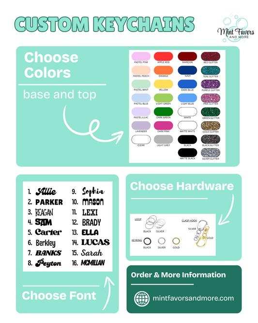 Custom Name Keychain - Design your own bag tag