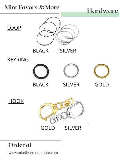 Custom Name Keychain - Design your own bag tag