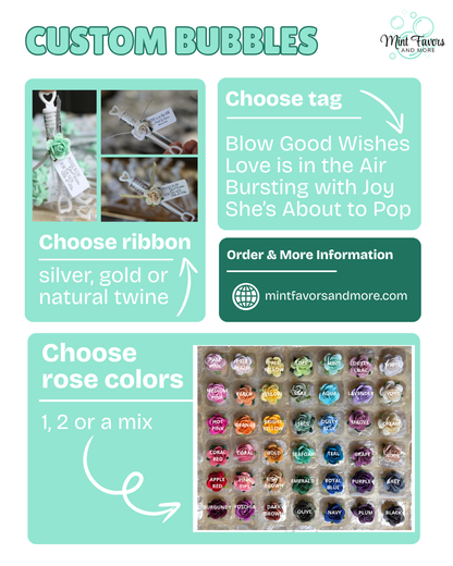 Gold and Ivory Wedding Bubbles