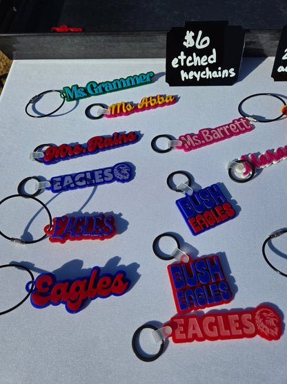 Acrylic Keychain - 2 layers