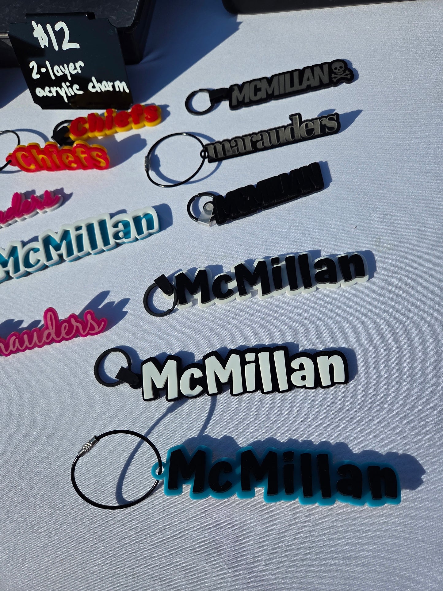 Acrylic Keychain - 2 layers